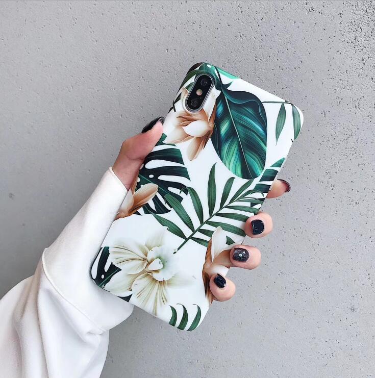 Compatible With Apple LOVECOM Flowers Banana Leaf Art Phone Case For iPhone XS Max XR 6S 6 7 8 Plus X Retro Soft Floral Phone Back Case With Flowers Style Compatible With Apple LOVECOM Flowers Banana Leaf Art Phone Case For iPhone XS Max XR 6S 6 7 8 Plus X Retro Soft Floral Phone Back Case With Flowers Style